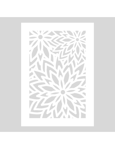 Stencil Mandala Flow infinite rechthoek