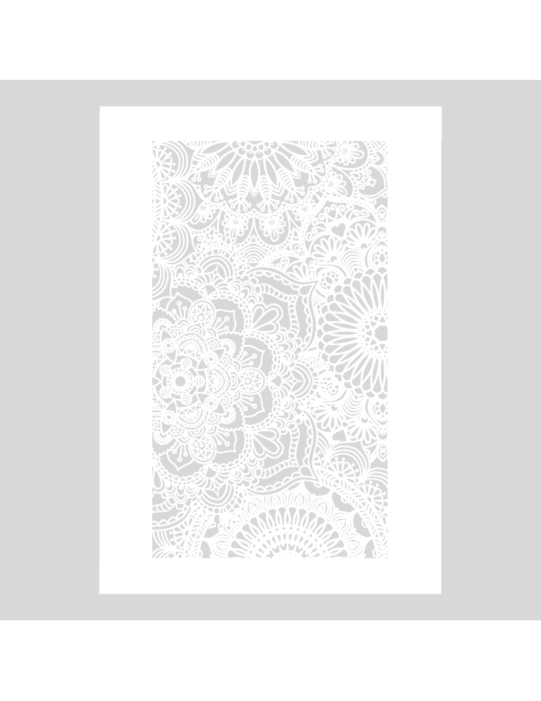 Stencil Mandala Infinite rechthoek