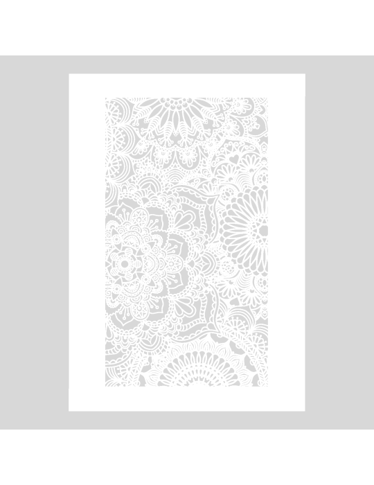 Stencil Mandala Infinite rechthoek