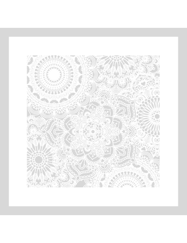 Stencil Mandala Infinite vierkant