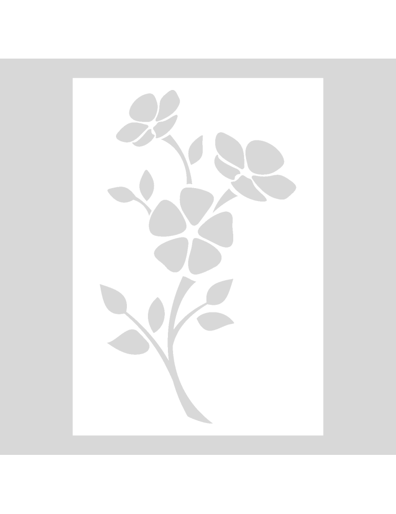 Stencil Flower