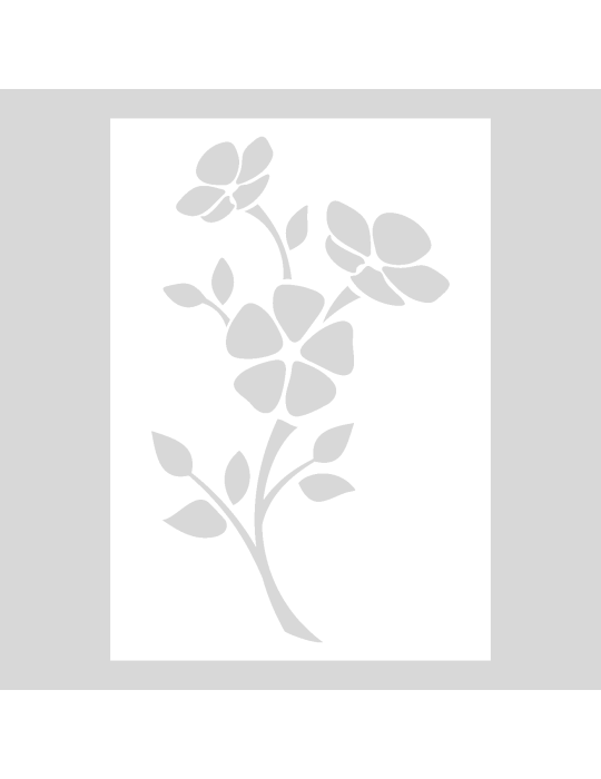 Stencil Flower