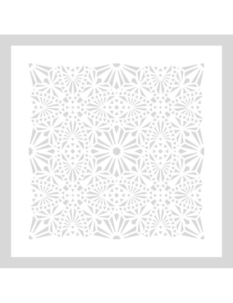 Stencil Geometrisch Patroon