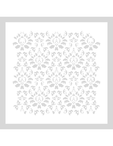 Stencil Vintage Ornament Royal patroon vierkant