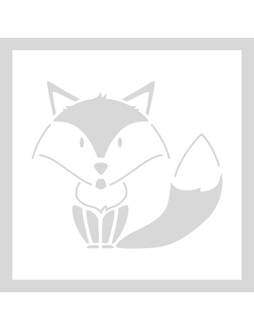 Stencil Cute Fox