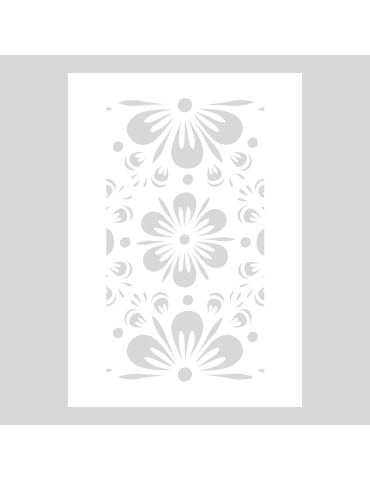 Stencil Flowers