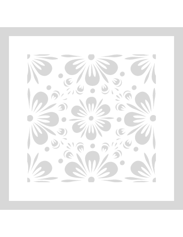 Stencil Flowers