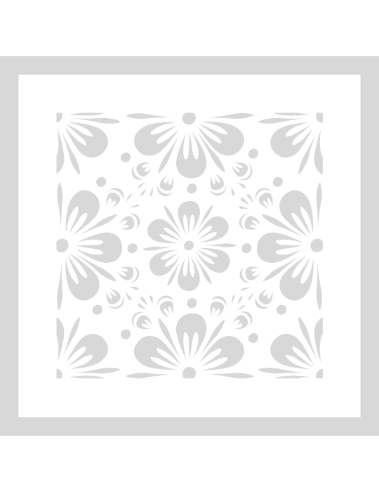 Stencil Flowers