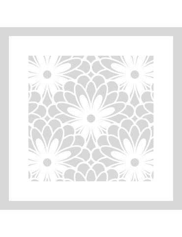Stencil Flowers