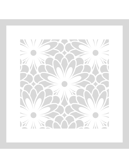 Stencil Flowers