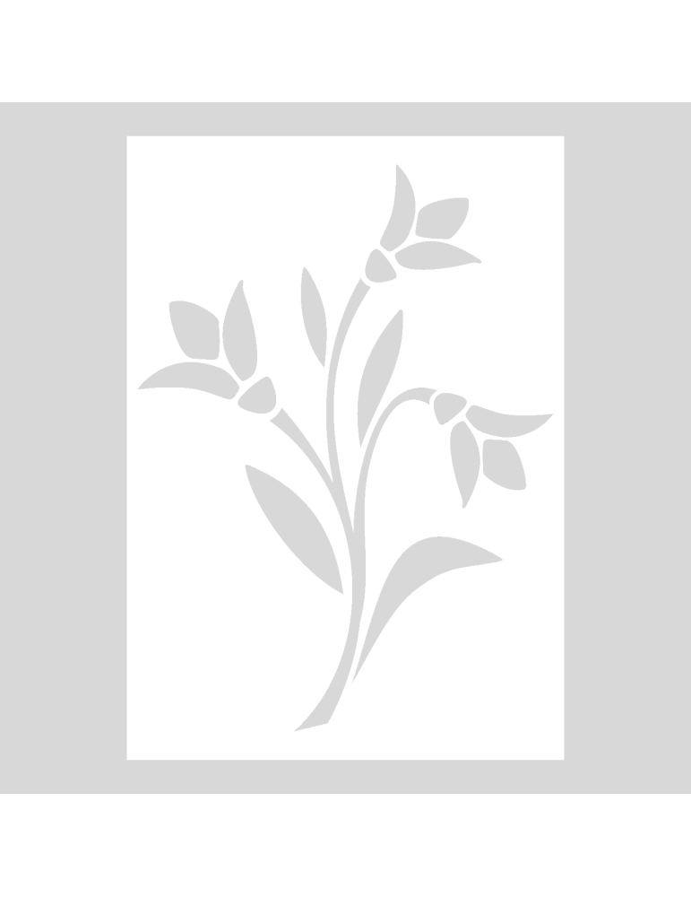 Stencil Flower