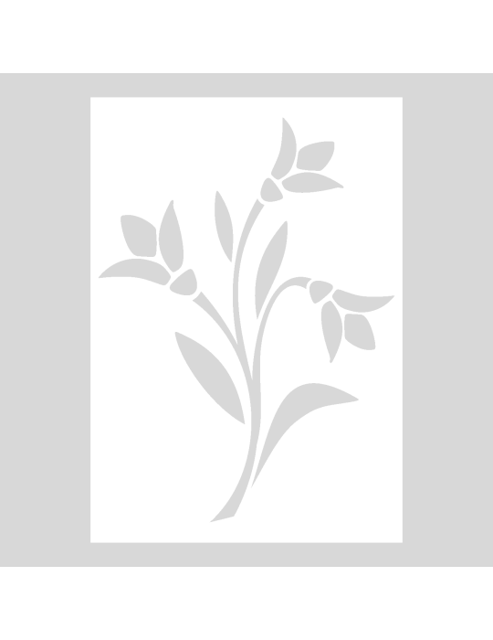 Stencil Flower