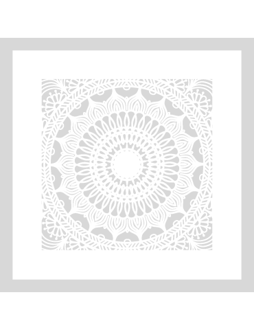 Stencil Mandala Harmony vierkant