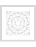 Stencil Mandala Harmony vierkant