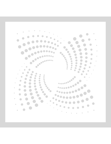 Stencil Spiral Dots abstract patroon