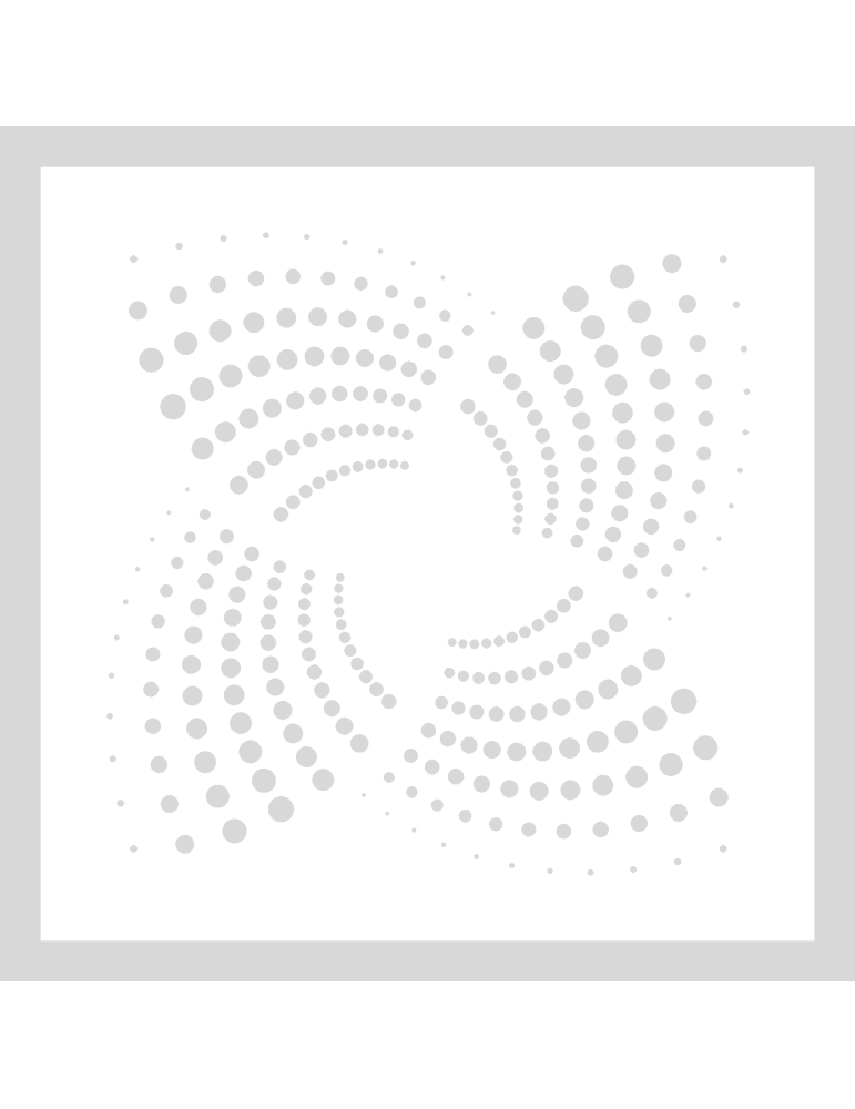 Stencil Spiral Dots abstract patroon