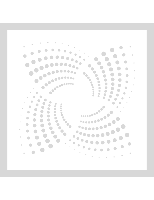 Stencil Spiral Dots abstract patroon