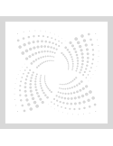 Stencil Spiral Dots abstract patroon