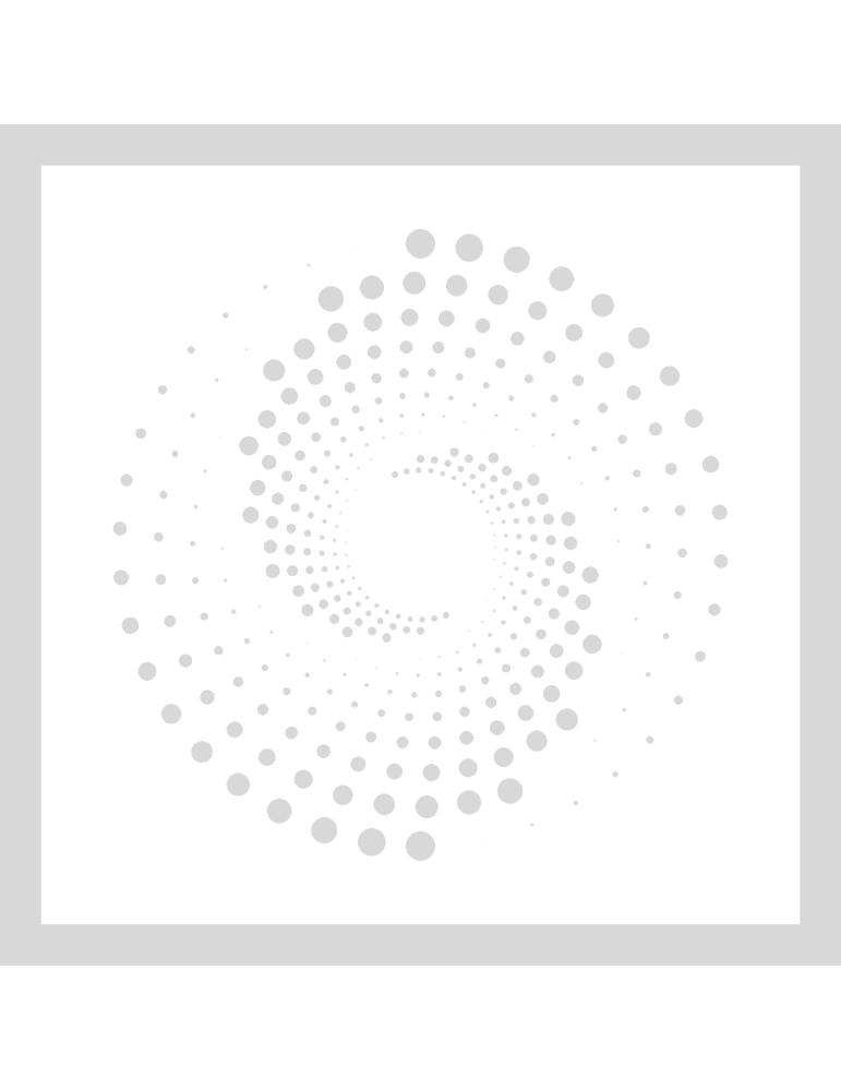 Stencil Spiral Dots abstract patroon