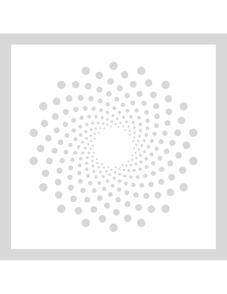 Stencil Spiral Dots abstract patroon