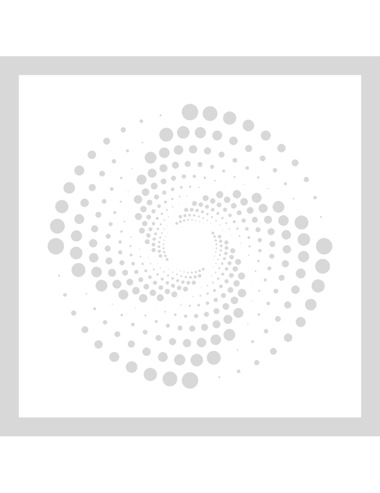 Stencil Spiral Dots abstract patroon