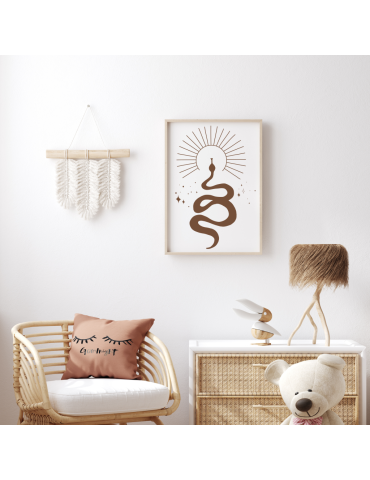 Stencil Boho Snake 2