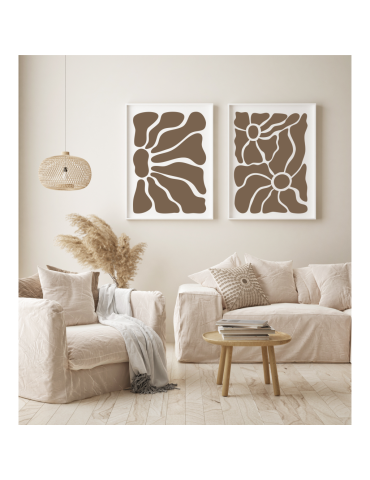 Stencil Boho Flowers 2