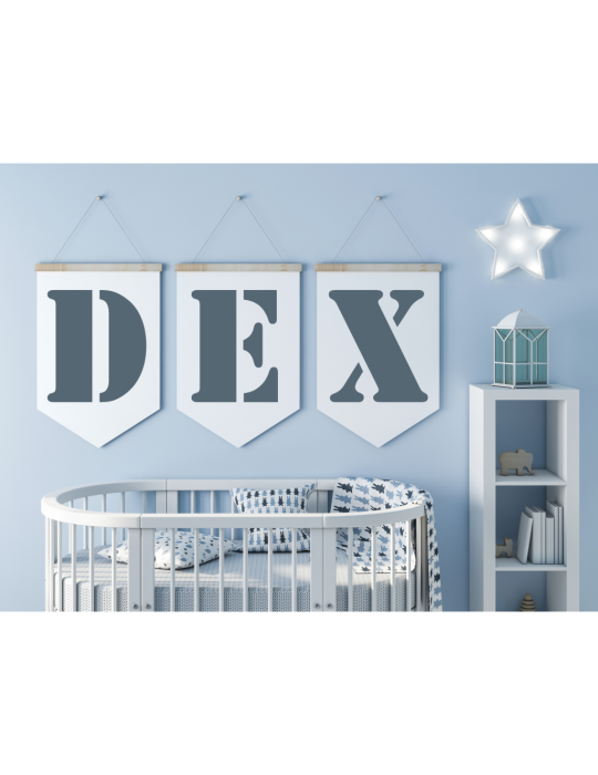 Stencil E - Lettertype Stencil