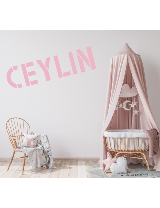 Stencil E - Lettertype Military Stencil