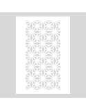 Stencil Sunburst rechthoek