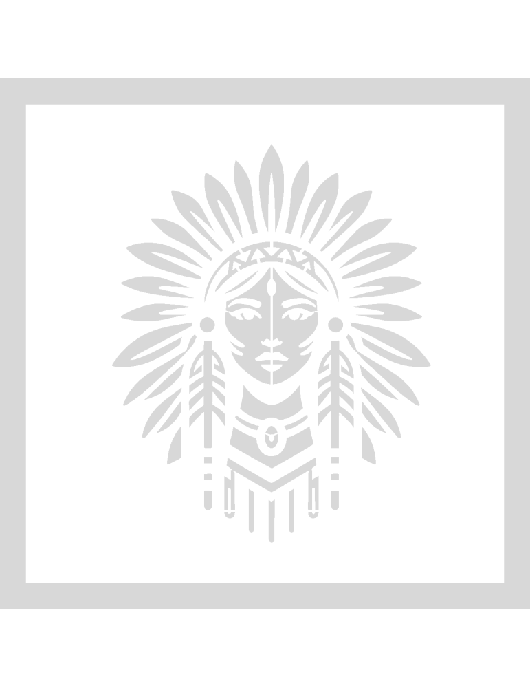 Stencil Native American woman