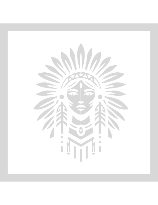 Stencil Native American woman